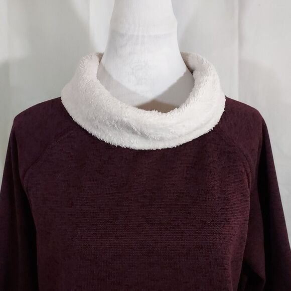 Joe Fresh Sweatshirt XL Long Sleeves Pullover Handwarmer Pocket Turtleneck - Picture 3 of 13